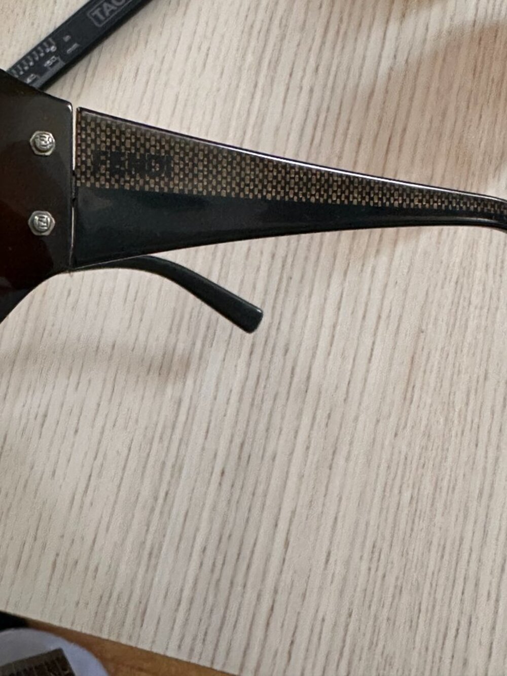 Fendi FS389 Y2K Sunglasses Brown Tortoise Vintage Designer 57▫15 125 - Picture 10 of 11